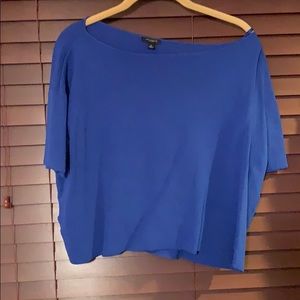Ann Taylor blue knit top
